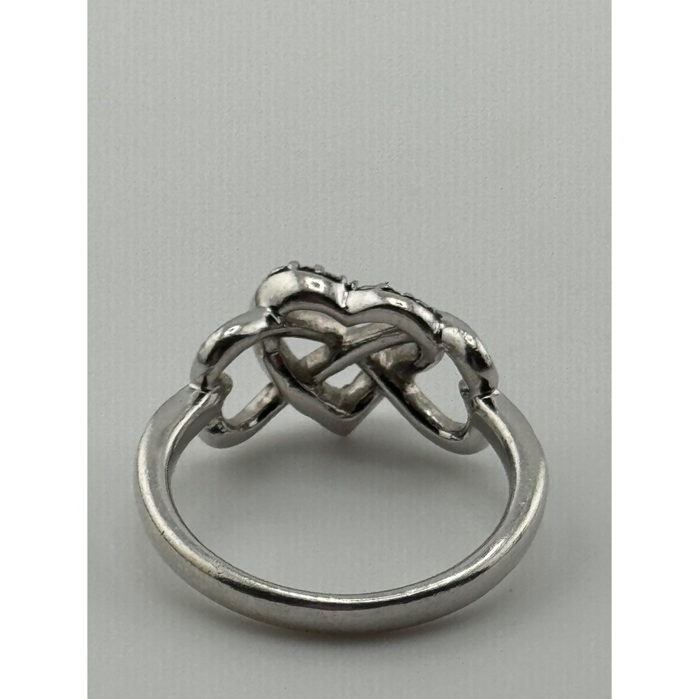 JWBR Sterling Silver Heart Infinity Ring‎ Size 7 - Picture 10 of 14
